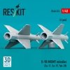 RESKIT RS48-0574 R-98 MR/MT missiles (2 pcs) (3D Printed) 1/48